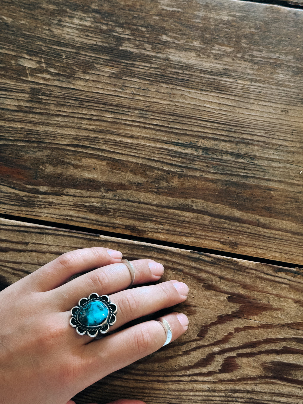 Vintage Navajo Turquoise Ring