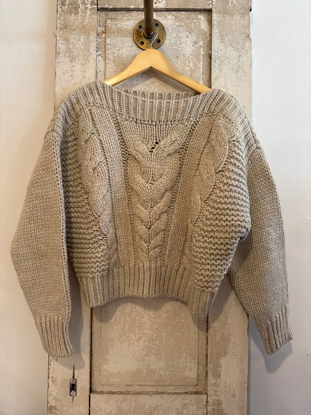 Crop Confetti Knit Sweater