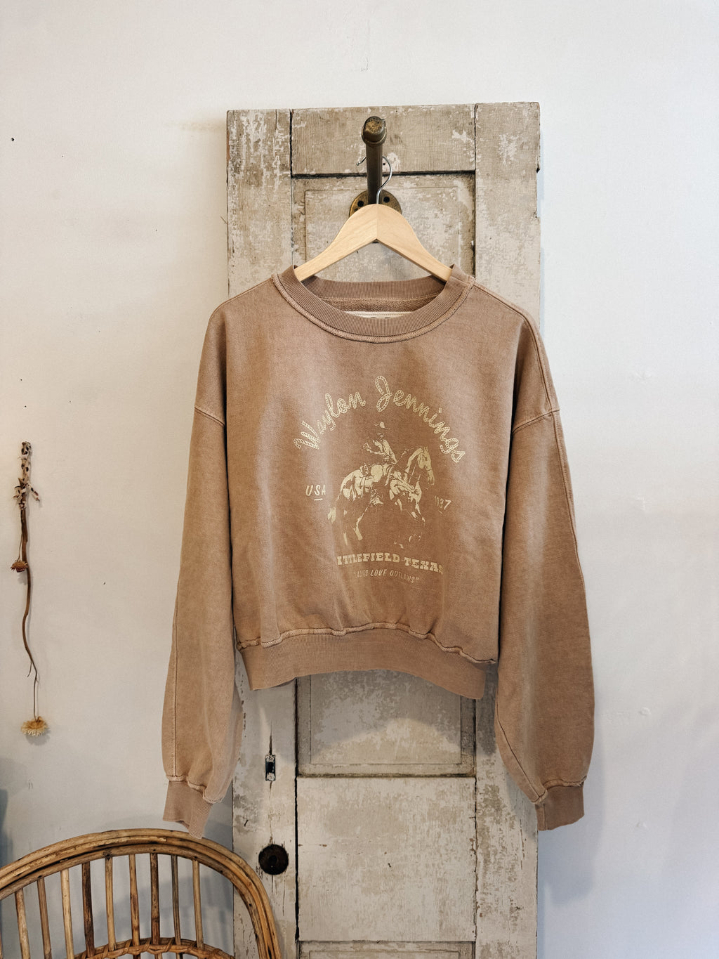 Waylon Jennings Crewneck