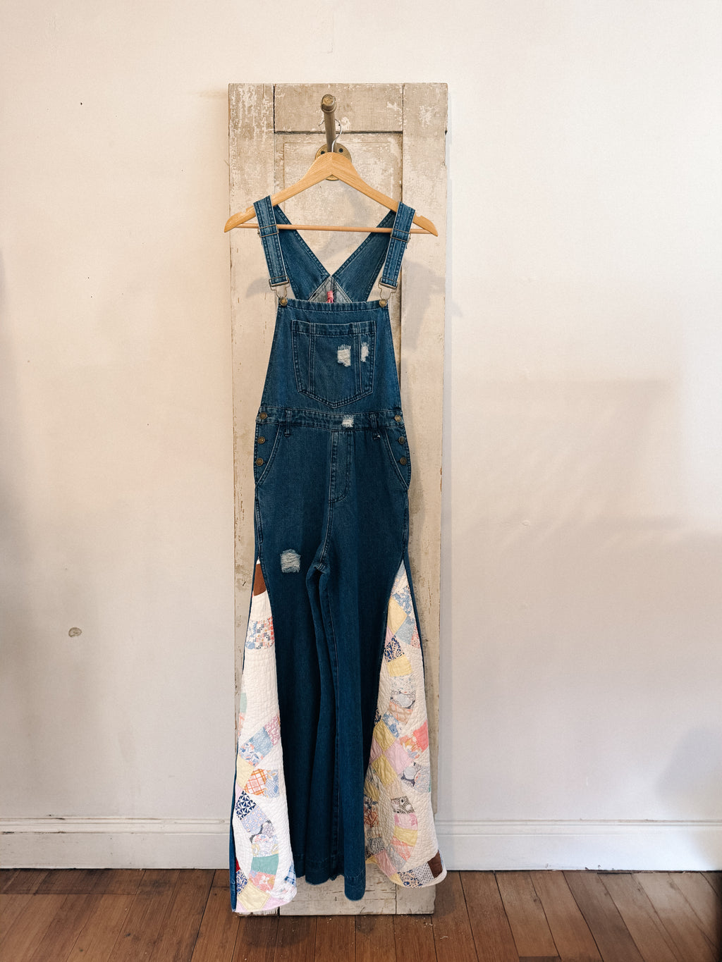 Stori x Trust Collab Quilted Overalls