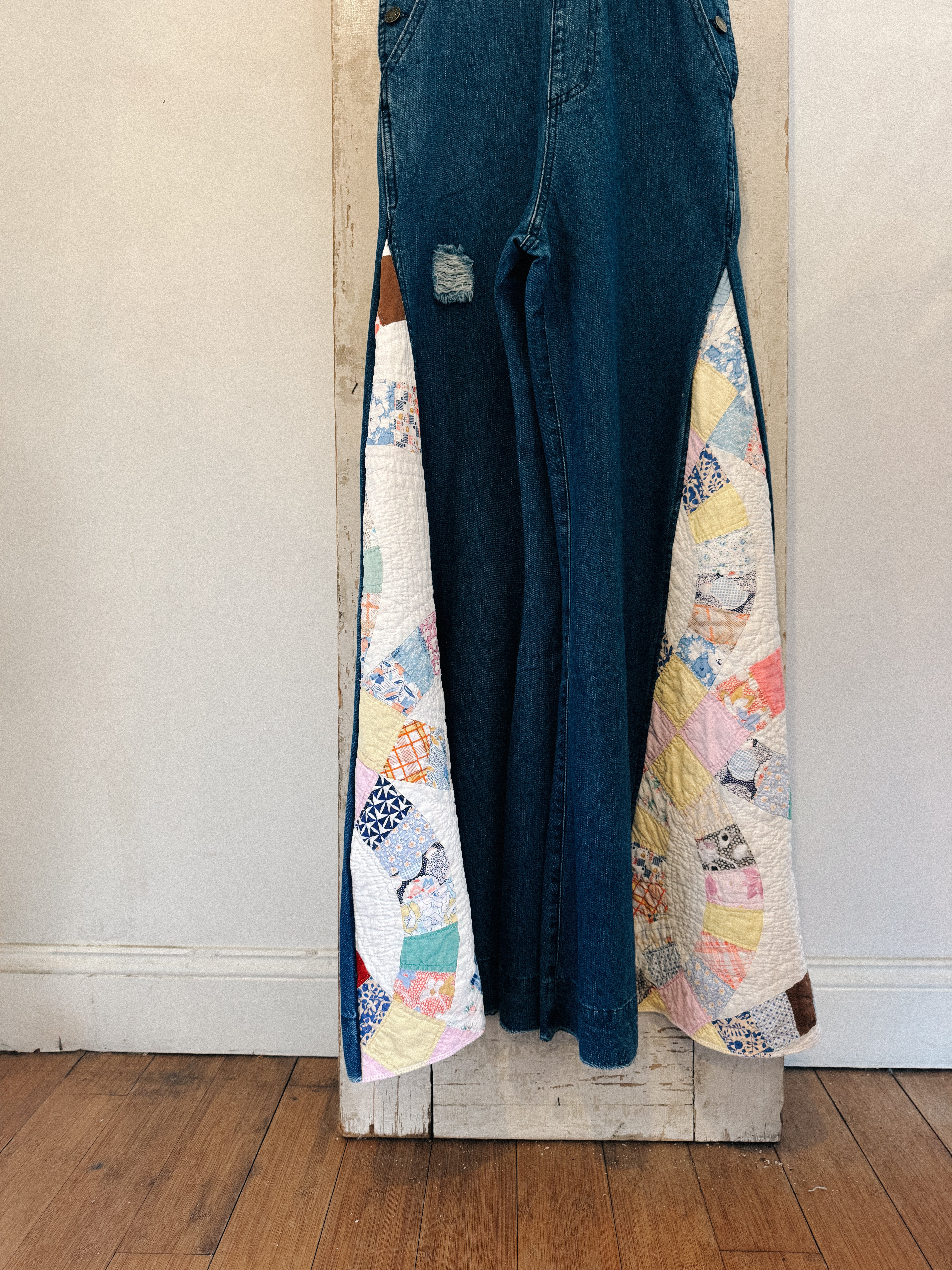 Stori x Trust Collab Quilted Overalls
