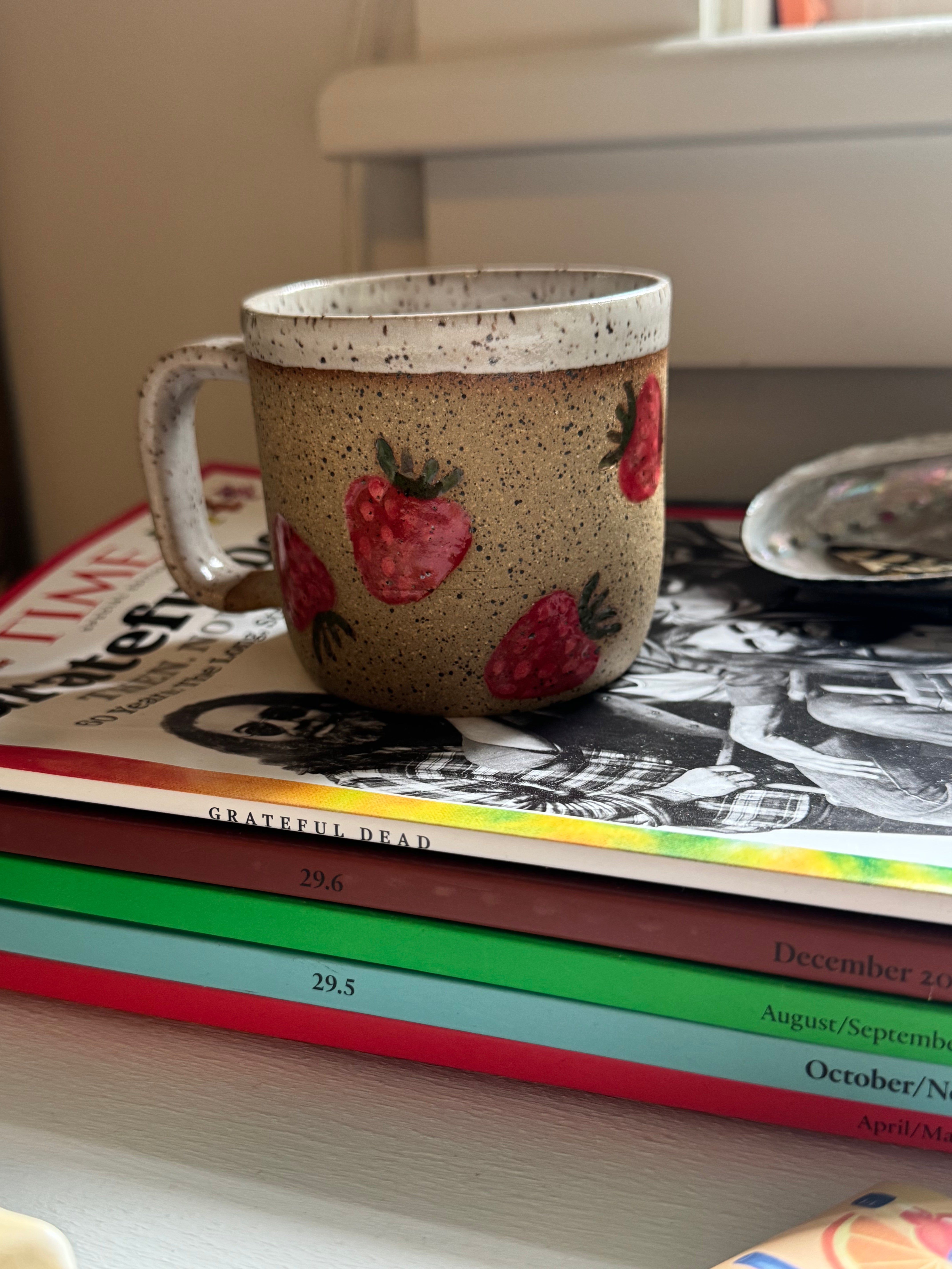Ceramic Strawberry Mug