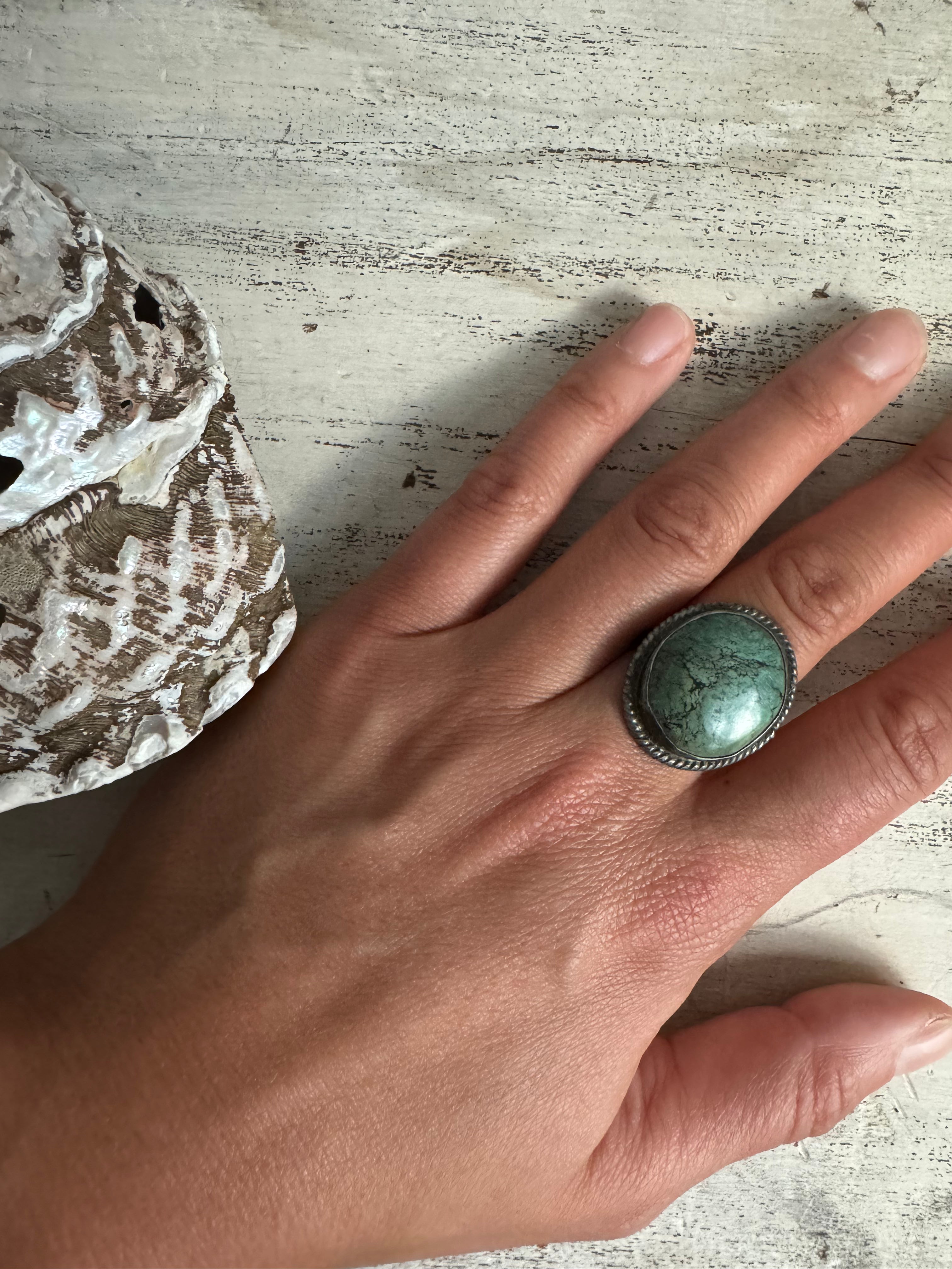 Single Stone Vintage Navajo Ring