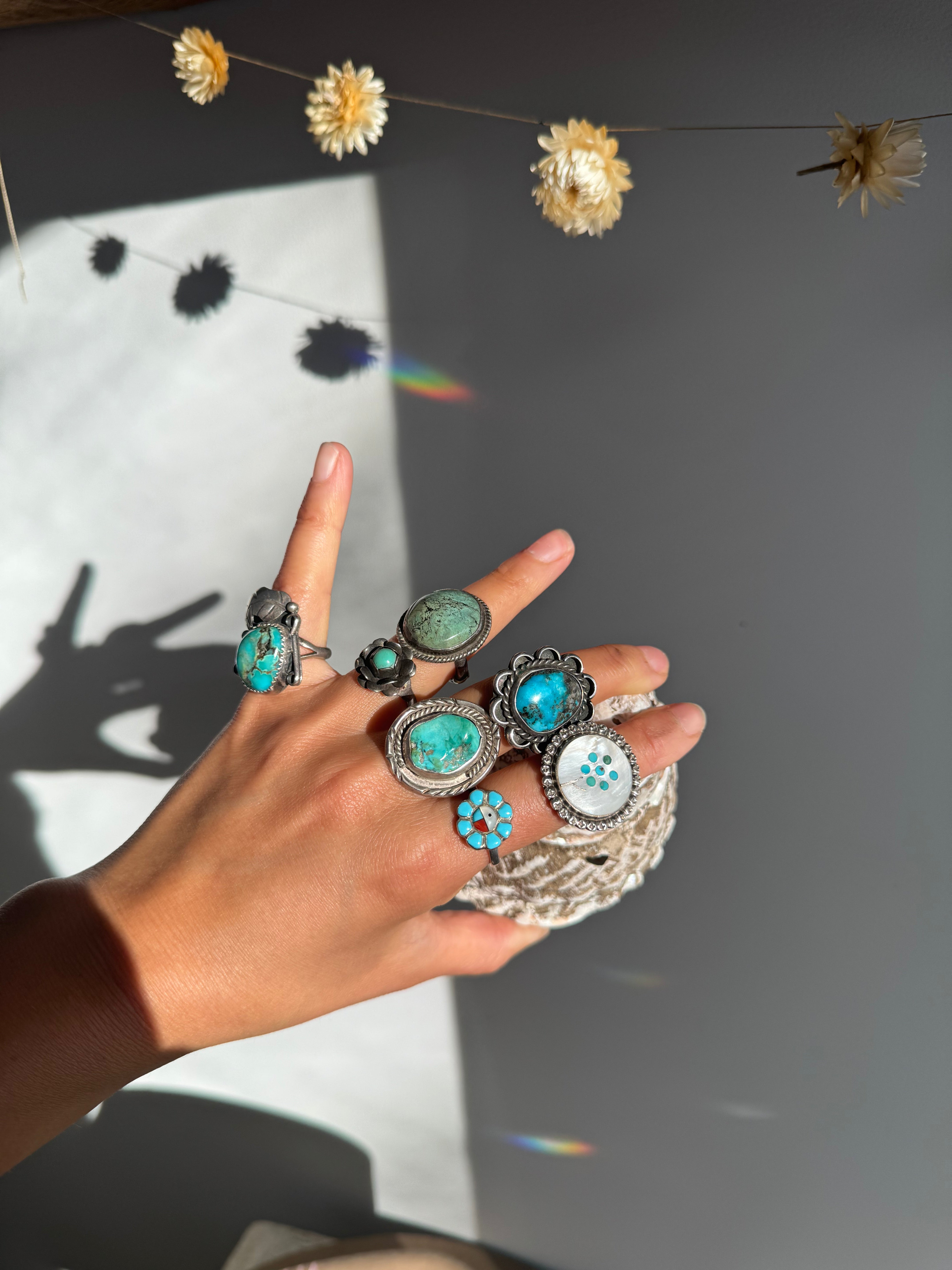 Single Stone Vintage Navajo Ring