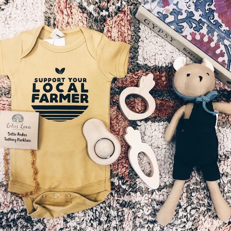 Support Your Local Farmer Onesie