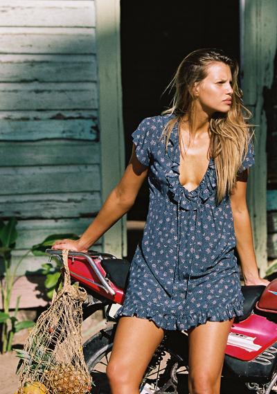 Jasmine Sunday Mini Dress Cream