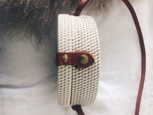 Round Woven Cross Body