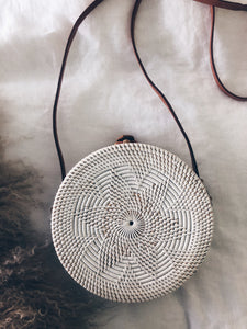Round Woven Cross Body