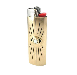 Brass Opal Lighter