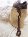 Bucket Straw Backpack
