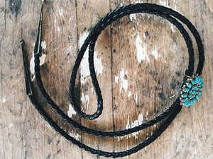 Vintage Turquoise Zuni Bolo *SOLD