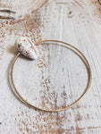 Flea Cone Hammered Bangle