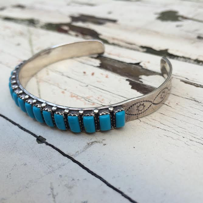 Vintage Zuni Turquoise Bangle *SOLD