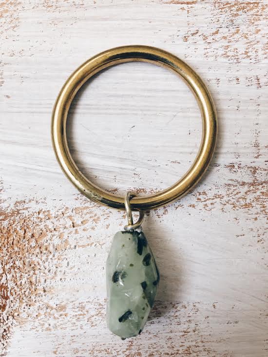 Brass Ring + Jade