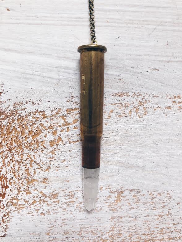 Kahu Quartz Bullet Necklace