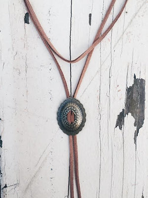 Austin Concho Bolo Necklace