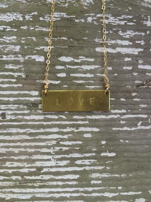 Love Barre Necklace
