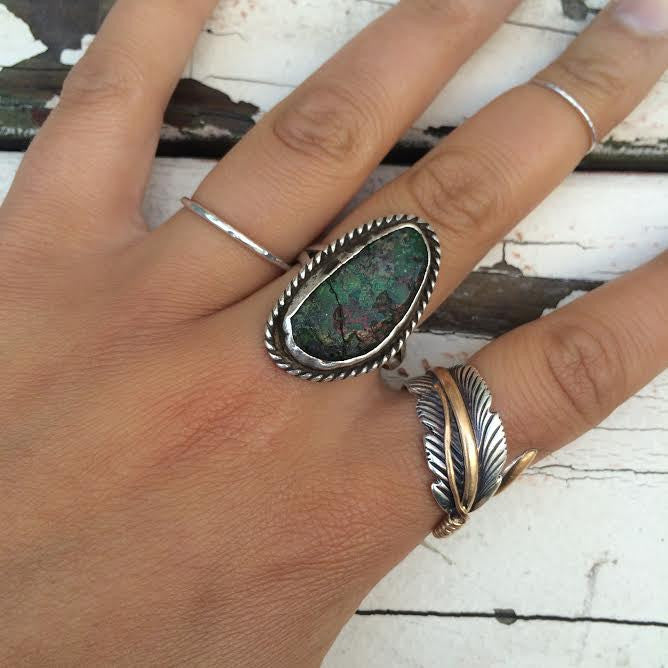 Vintage Navajo Sterling Turquoise Ring *SOLD