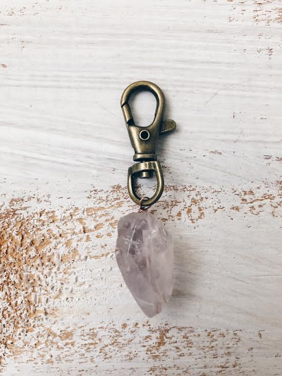 Amethyst Key Chain