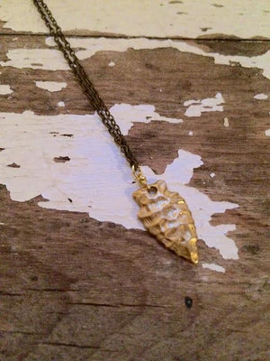 Catalina Hammered Arrowhead Necklace