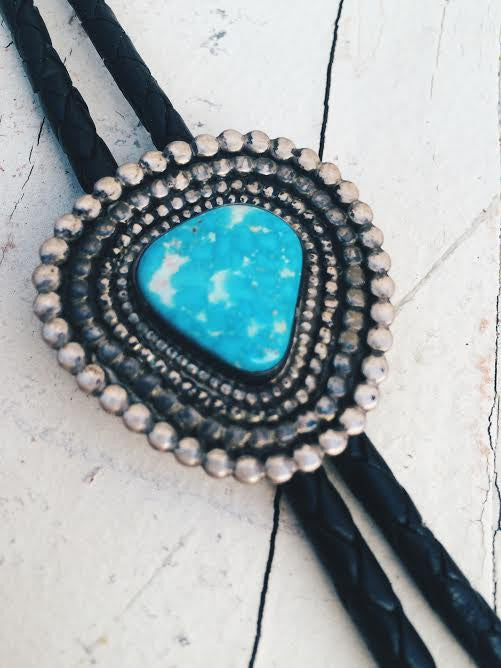 Vintage Turquoise Bolo *SOLD