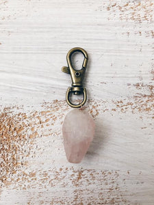 Rose Quartz Key Chain