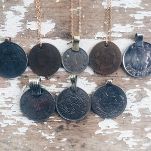Oxford Vintage Coin Necklace