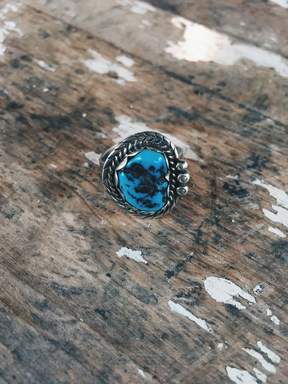 Vintage Navajo Turquoise Ring *SOLD